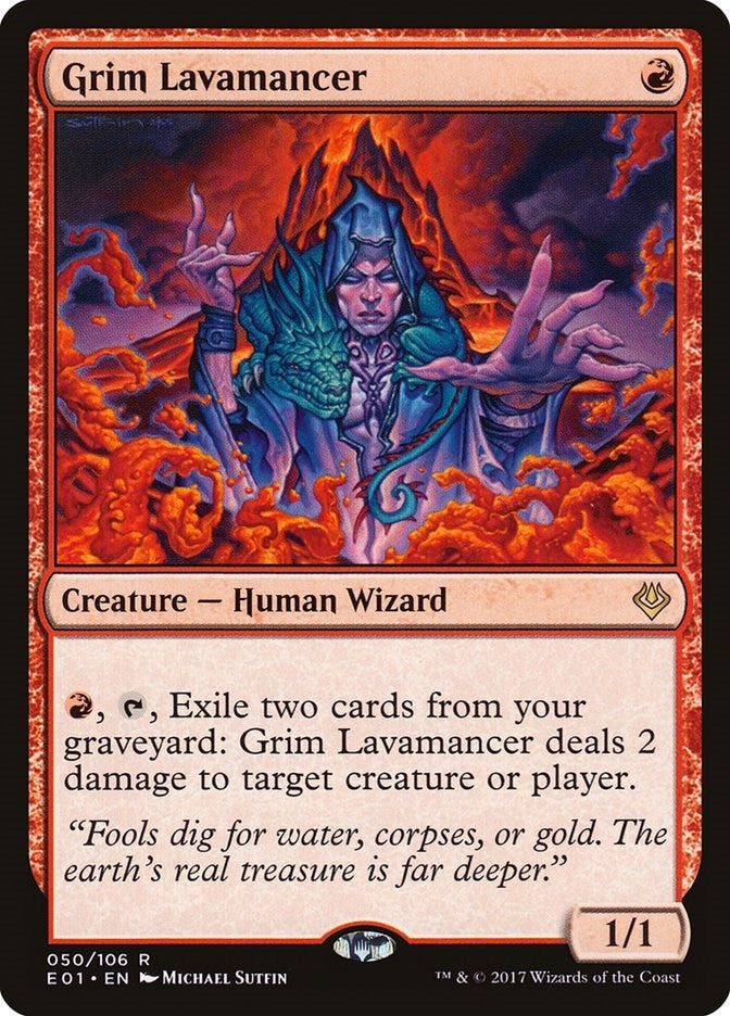 Grim Lavamancer (50) [AC2] - MTG Single