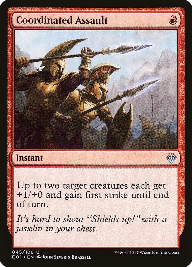 Coordinated Assault (45) [AC2] - MTG Single
