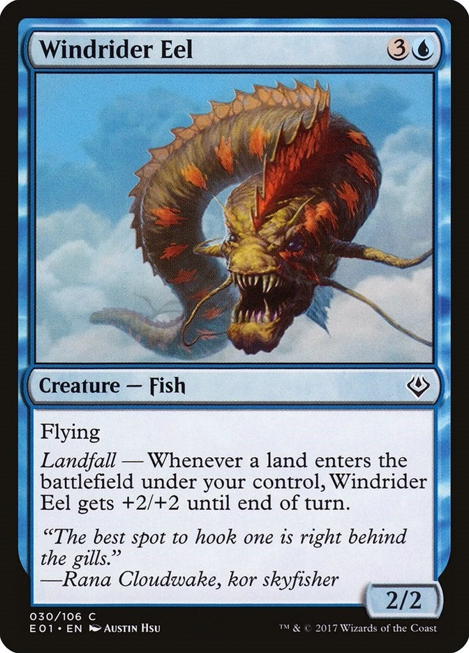 Windrider Eel (30) [AC2] - MTG Single