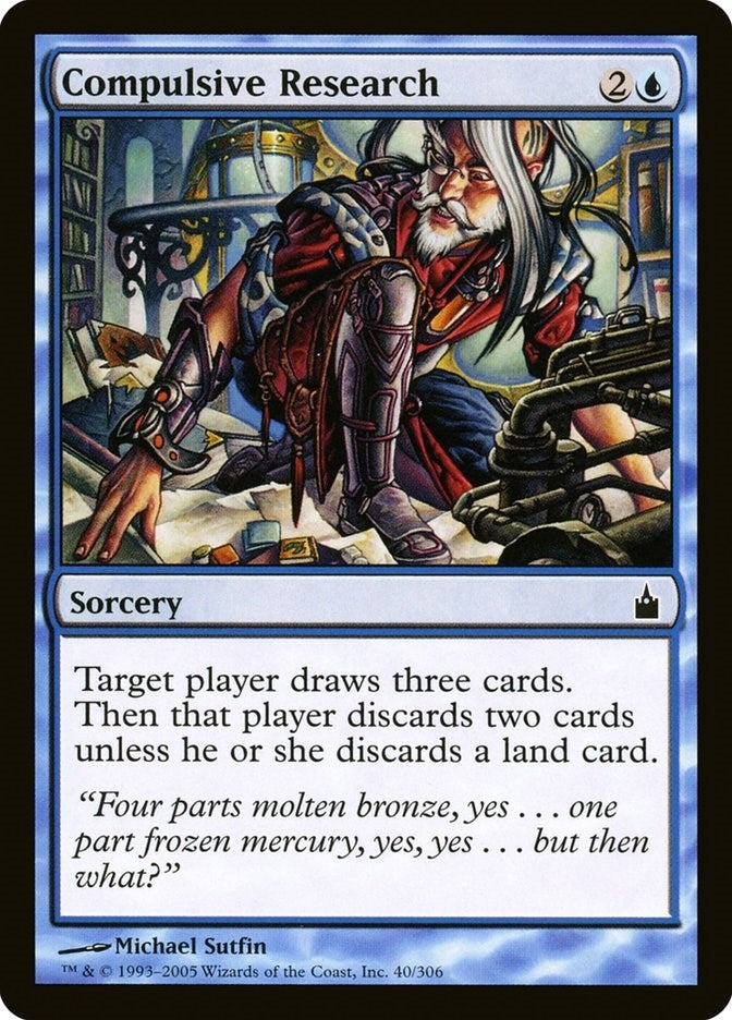 Compulsive Research (40) [RAV] - MTG Single