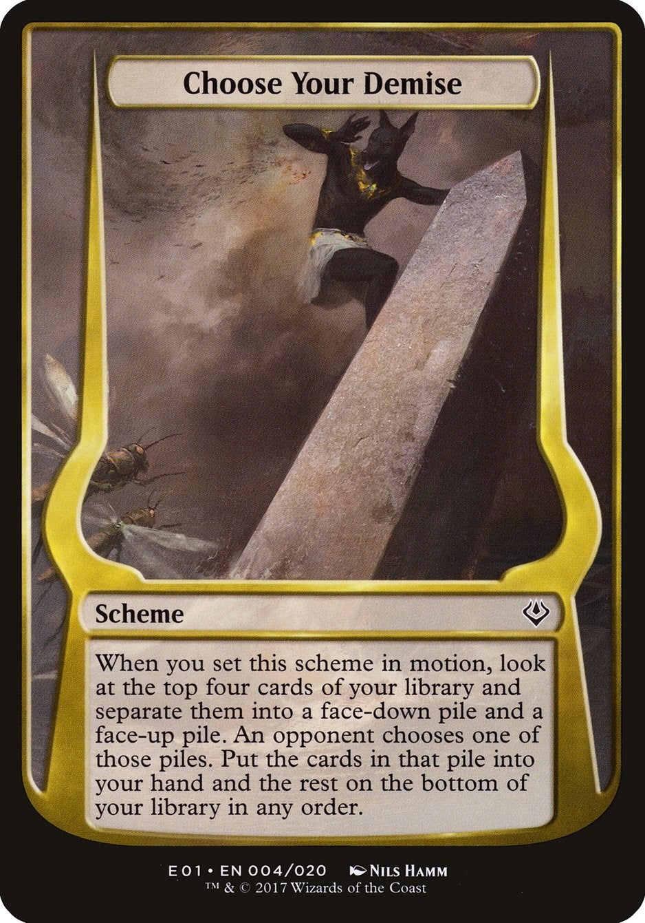 Choose Your Demise (Archenemy: Nicol Bolas) (4) [OVER] - MTG Single