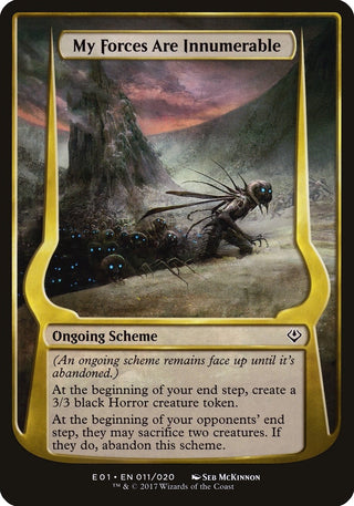 My Forces Are Innumerable (Archenemy: Nicol Bolas) (11) [OVER] - MTG Single