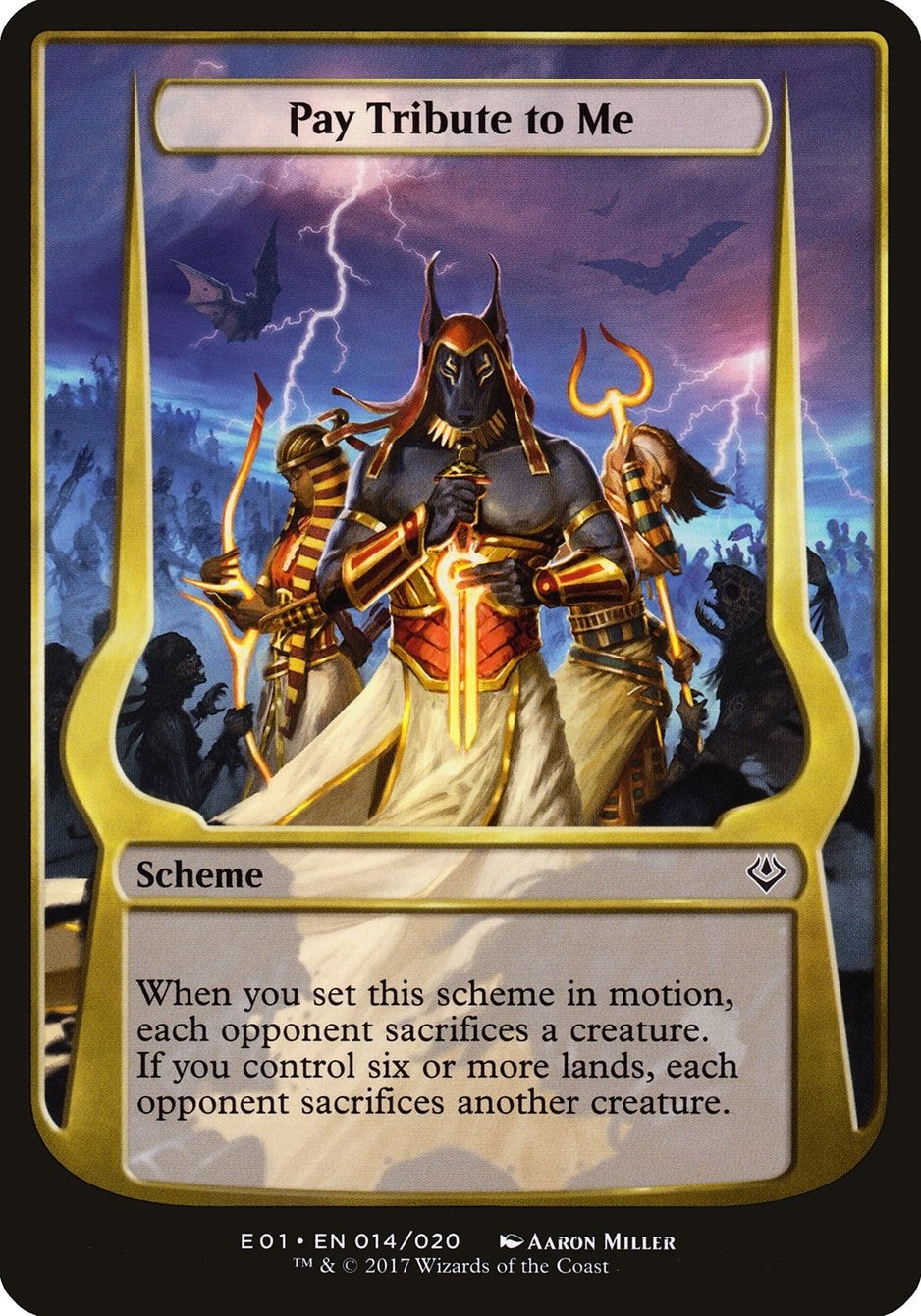 Pay Tribute to Me (Archenemy: Nicol Bolas) (14) [OVER] - MTG Single