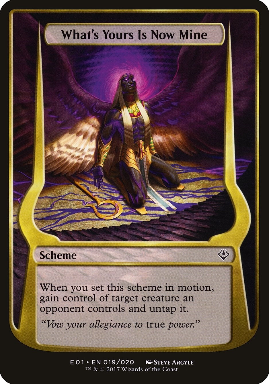 What’s Yours Is Now Mine (Archenemy: Nicol Bolas) (19) [OVER] - MTG Single