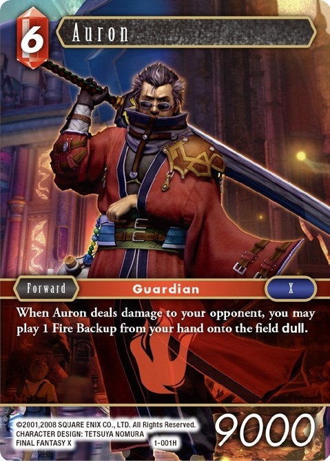Auron (Hero) (1) [OP1] - Final Fantasy TCG Single