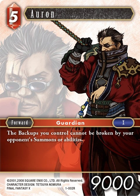 Auron (Rare) (1) [OP1] - Final Fantasy TCG Single