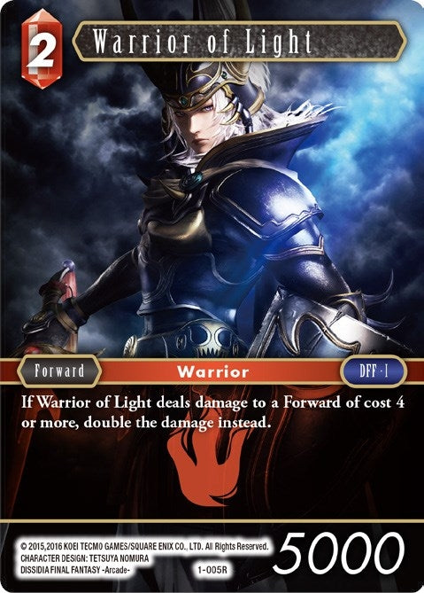Warrior of Light (Fire) (1) [OP1] - Final Fantasy TCG Single