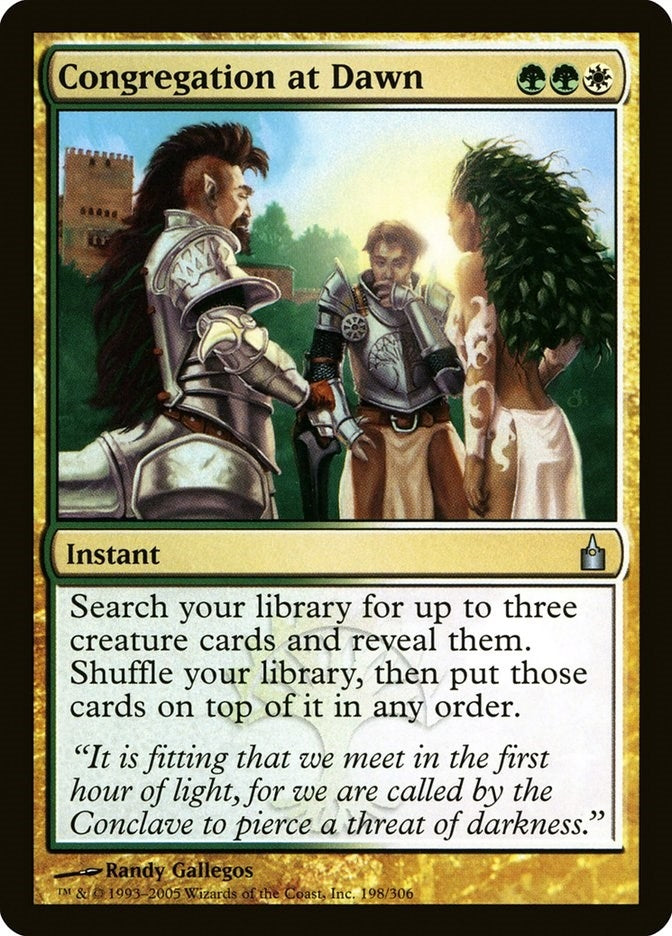 Congregation at Dawn (198) [RAV] - MTG Single