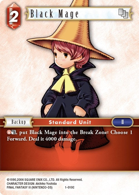 Black Mage (Arc) - 1-010C (1) [OP1] - Final Fantasy TCG Single