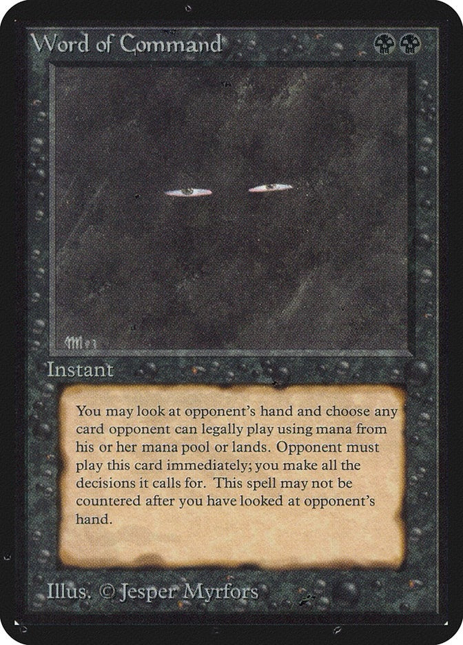 Word of Command [LEA] - MTG Single