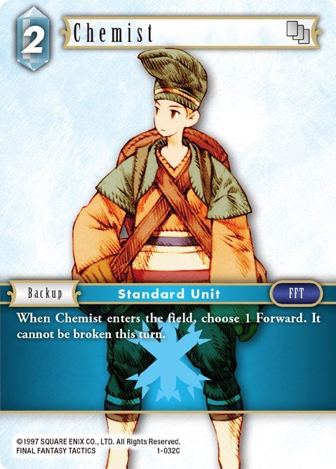 Chemist (Male Unit) (1) [OP1] - Final Fantasy TCG Single