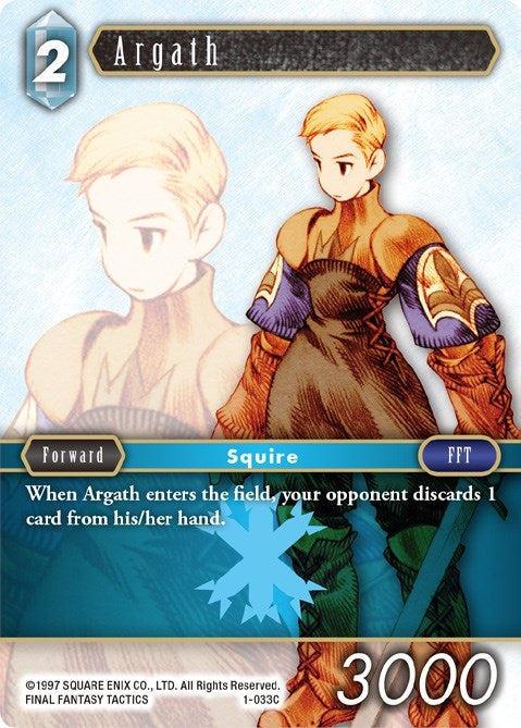 Argath (1) [OP1] - Final Fantasy TCG Single