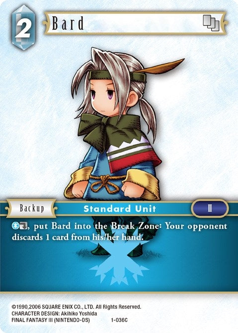 Bard (Luneth) (1) [OP1] - Final Fantasy TCG Single