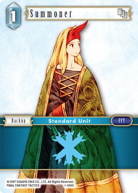 Summoner (Female Unit) (1) [OP1] - Final Fantasy TCG Single