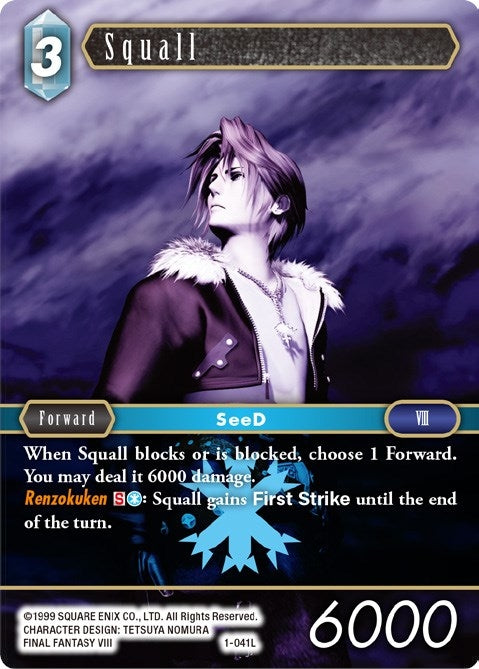Squall (Legend) (1) [OP1] - Final Fantasy TCG Single