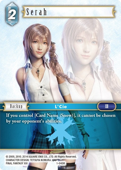 Serah (1) [OP1] - Final Fantasy TCG Single
