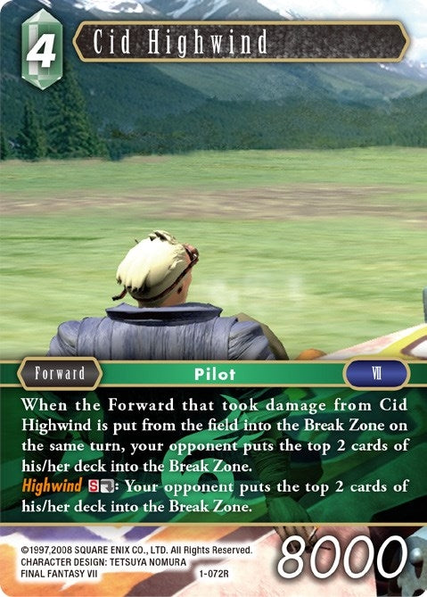 Cid Highwind (Rare) (1) [OP1] - Final Fantasy TCG Single