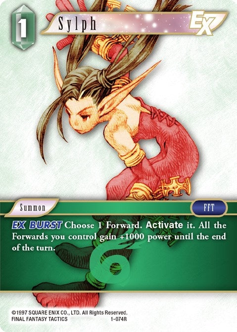 Sylph EX (1) [OP1] - Final Fantasy TCG Single