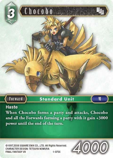 Chocobo - 1-075C (1) [OP1] - Final Fantasy TCG Single