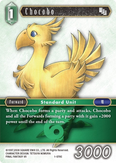 Chocobo - 1-076C (1) [OP1] - Final Fantasy TCG Single