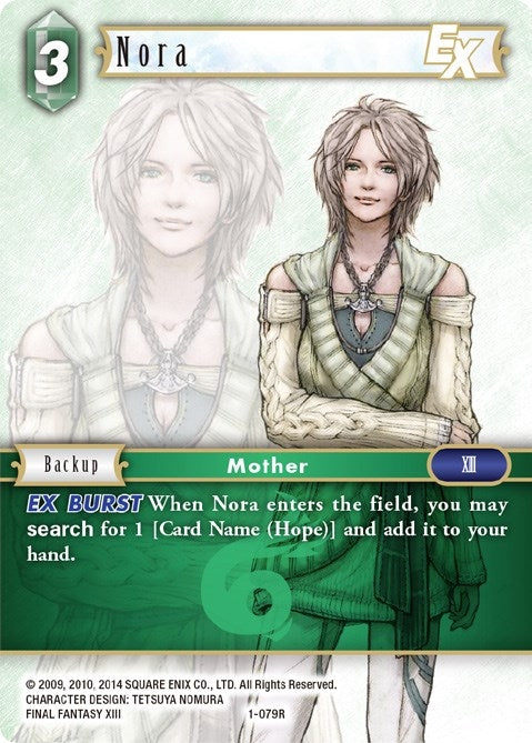 Nora EX (1) [OP1] - Final Fantasy TCG Single
