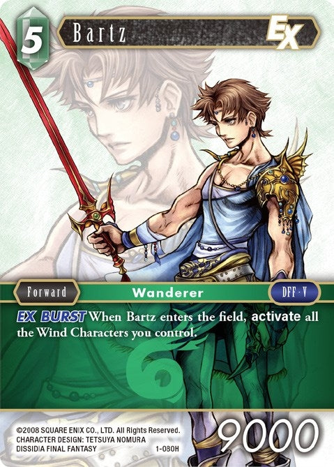 Bartz EX (1) [OP1] - Final Fantasy TCG Single