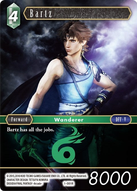 Bartz (1) [OP1] - Final Fantasy TCG Single