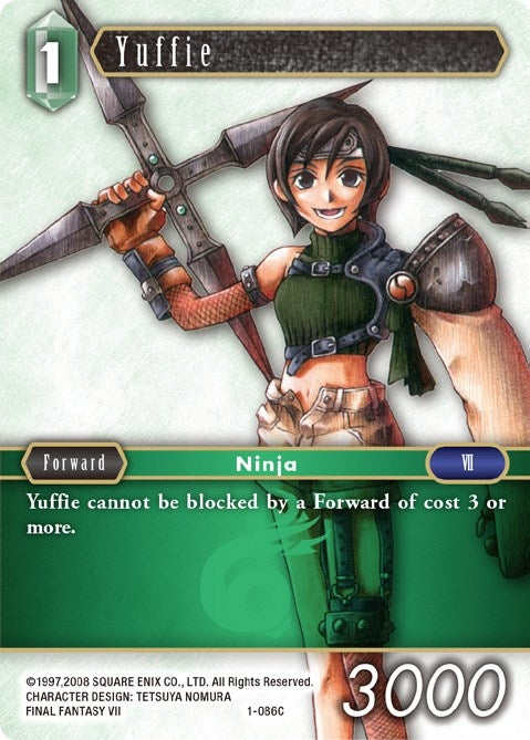Yuffie (Common) (1) [OP1] - Final Fantasy TCG Single