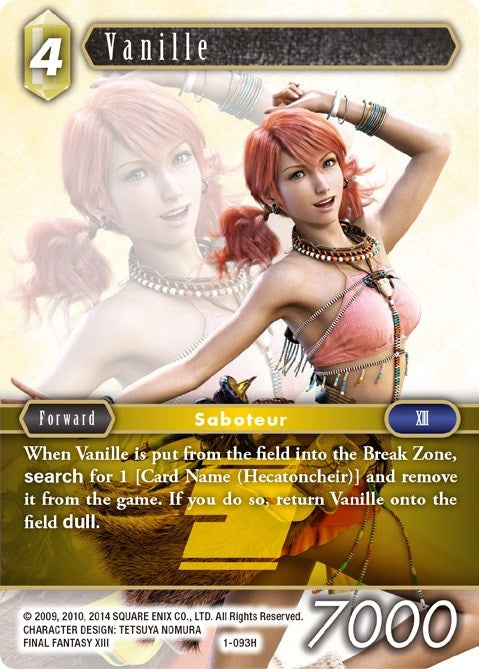 Vanille (1) [OP1] - Final Fantasy TCG Single