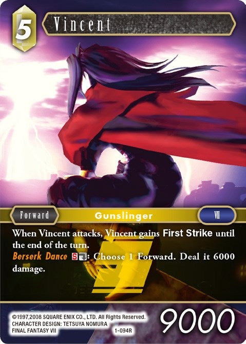 Vincent (1) [OP1] - Final Fantasy TCG Single