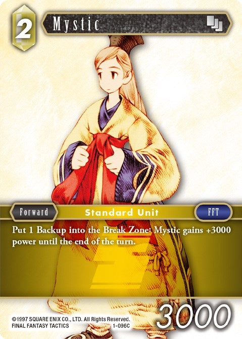 Mystic (Female Unit) (1) [OP1] - Final Fantasy TCG Single