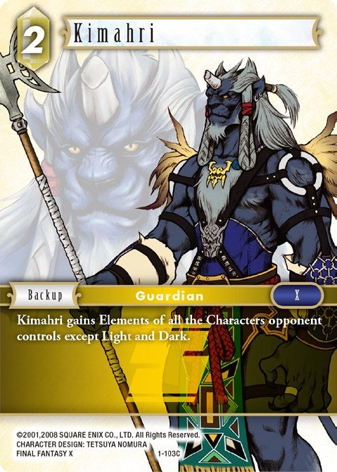 Kimahri (Common) (1) [OP1] - Final Fantasy TCG Single