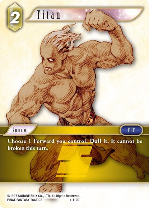 Titan (1) [OP1] - Final Fantasy TCG Single