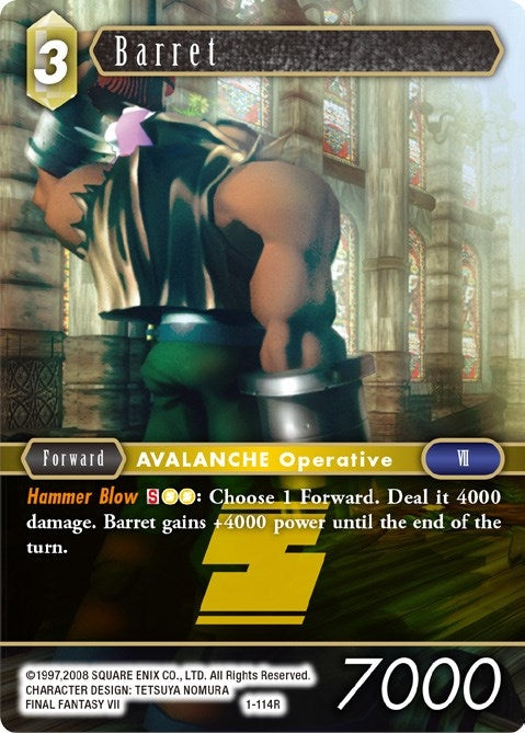 Barret (1) [OP1] - Final Fantasy TCG Single