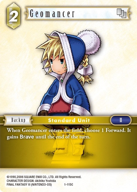 Geomancer (Ingus) (1) [OP1] - Final Fantasy TCG Single