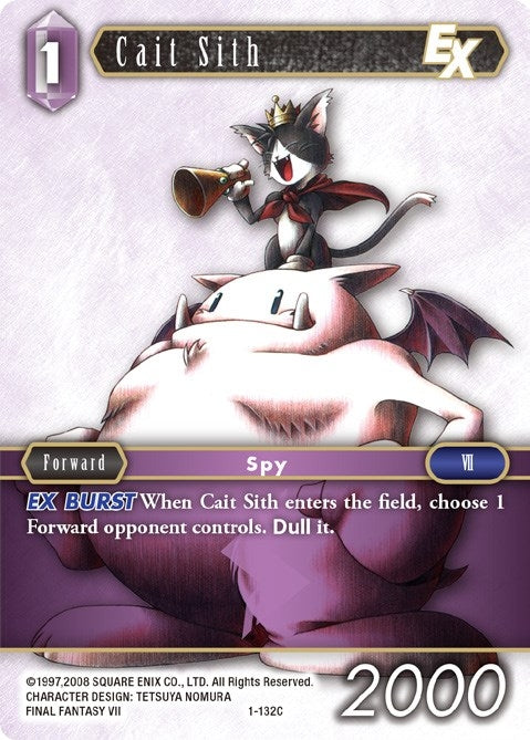 Cait Sith EX (1) [OP1] - Final Fantasy TCG Single