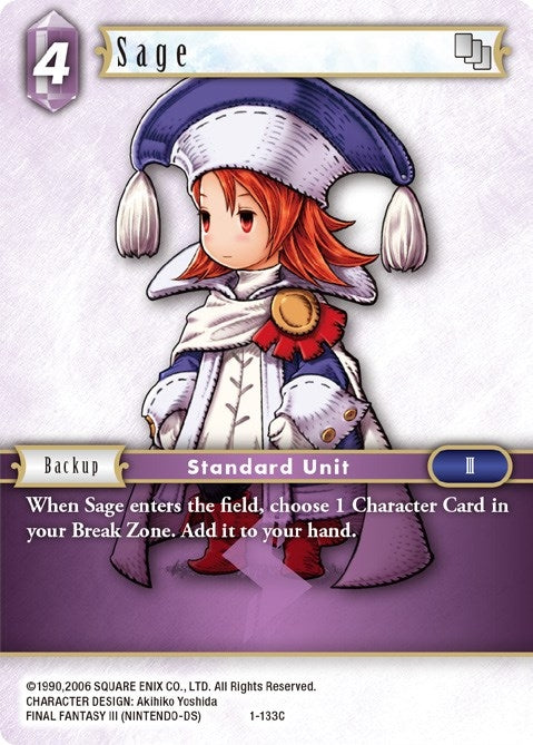 Sage (Refia) (1) [OP1] - Final Fantasy TCG Single