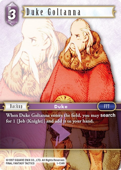 Duke Goltanna (1) [OP1] - Final Fantasy TCG Single