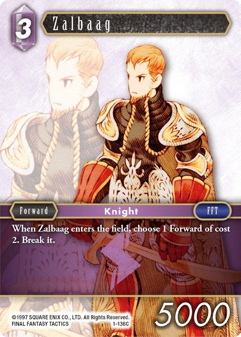 Zalbaag (1) [OP1] - Final Fantasy TCG Single
