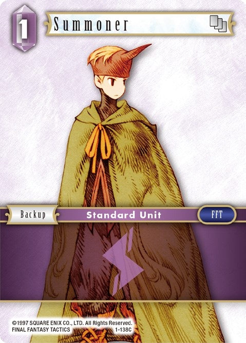 Summoner (Male Unit) (1) [OP1] - Final Fantasy TCG Single