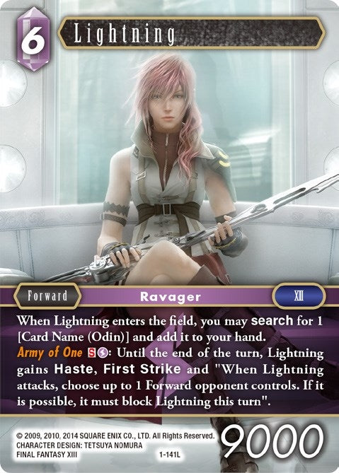 Lightning (Legend) (1) [OP1] - Final Fantasy TCG Single