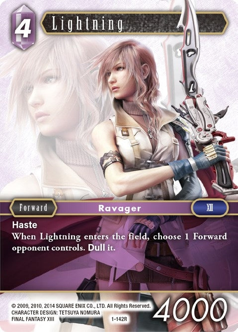 Lightning (Rare) (1) [OP1] - Final Fantasy TCG Single