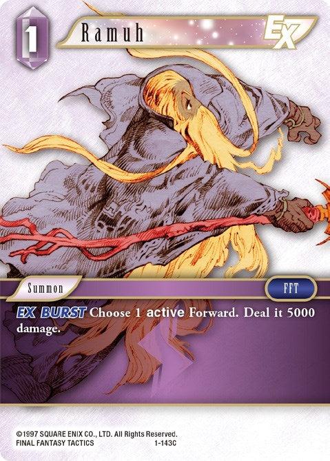 Ramuh EX (1) [OP1] - Final Fantasy TCG Single