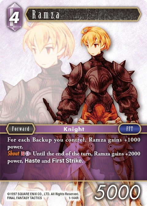 Ramza (Rare) (1) [OP1] - Final Fantasy TCG Single