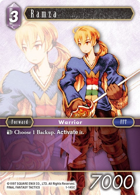 Ramza (Common) (1) [OP1] - Final Fantasy TCG Single