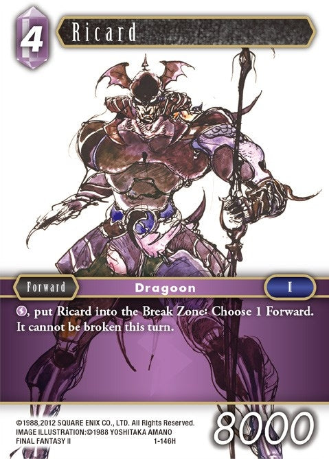Ricard (1) [OP1] - Final Fantasy TCG Single