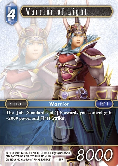 Warrior of Light (Water) (1) [OP1] - Final Fantasy TCG Single