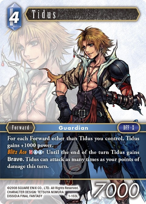 Tidus (Legend) (1) [OP1] - Final Fantasy TCG Single