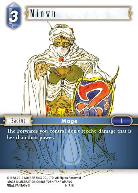 Minwu (1) [OP1] - Final Fantasy TCG Single