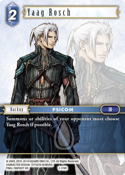 Yaag Rosch (1) [OP1] - Final Fantasy TCG Single